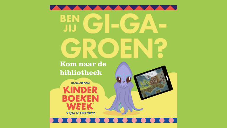 Ben jij gi-ga-groen? vanaf 5 oktober in de bibliotheek te spelen