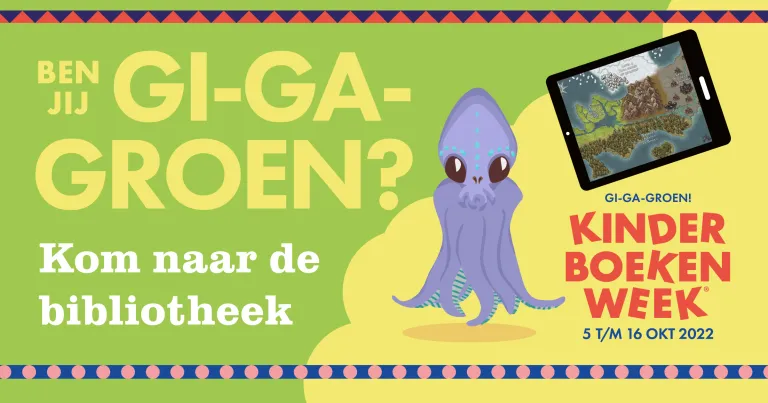 Ben jij gi-ga-groen? vanaf 5 oktober in de bibliotheek te spelen