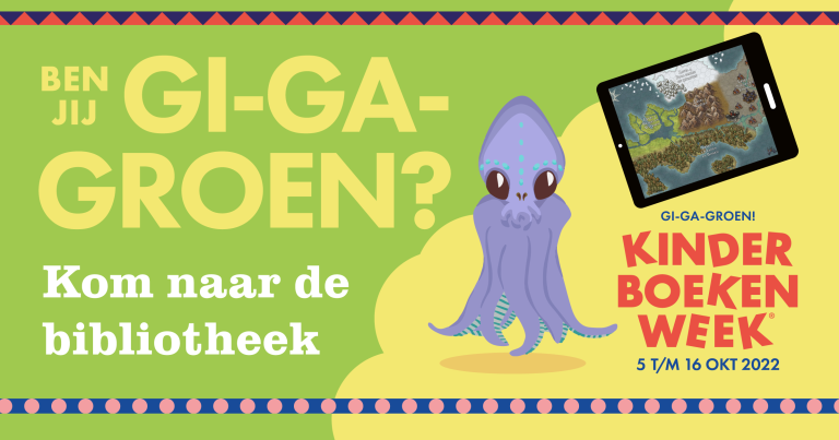 Ben jij gi-ga-groen? vanaf 5 oktober in de bibliotheek te spelen