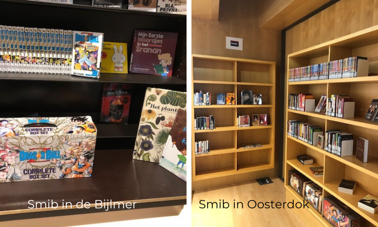 Manga's in de Smib-collectie van de OBA