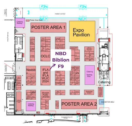 NBD Biblion WLIC 2023 stand F9