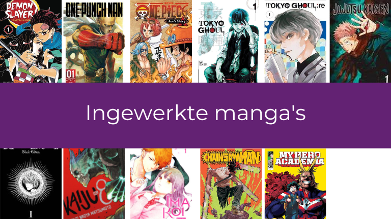 Ingewerkte manga's bij NBD Biblion